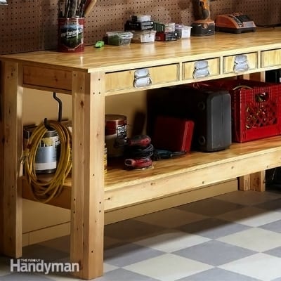 Easy Reloading Bench with Drawers