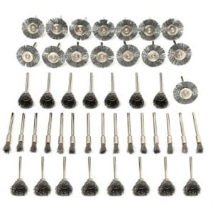Drill Warehouse 45PC Wire Brushes Set