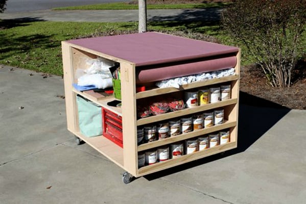 Portable Reloading Bench with Storage