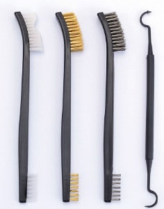 Gun Cleaning Brush & Pick Kit in Zippered Organizer Carry Case